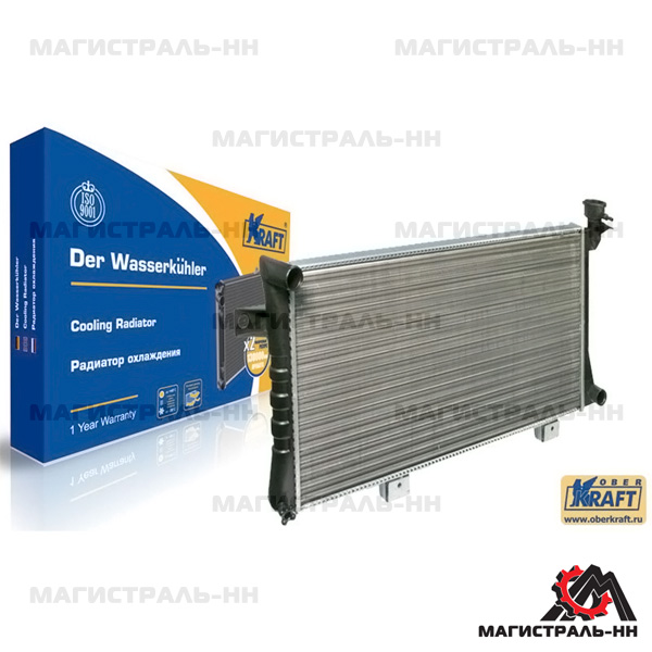Радиатор охлаждения (2-рядный) ВАЗ-21214, 21218, 2131, 2329, 2346, 2120 KRAFT