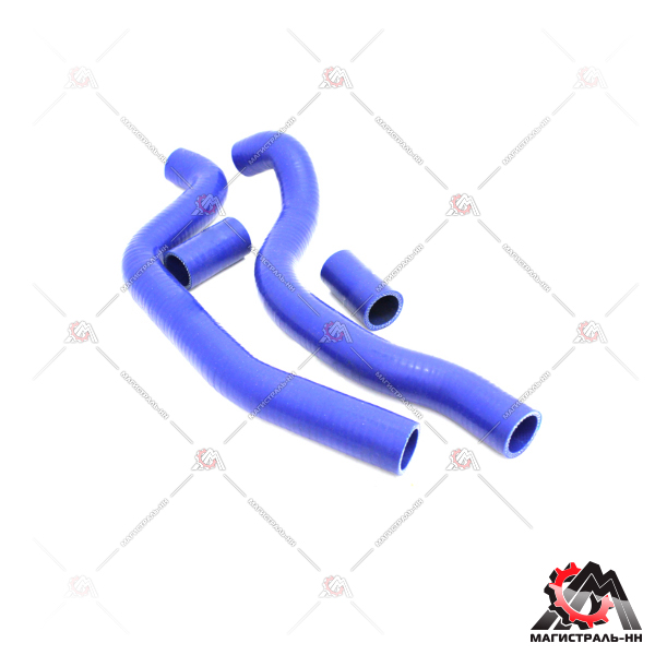 Патрубки радиатора ВАЗ-2110,2111 (к-т 4 шт.) силикон Avtostyle