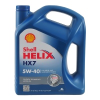 Масло Shell моторное 5W40 HX 7 A3/B3, A3/B4, SN/CF, SG+ 4л (полусинтетика)