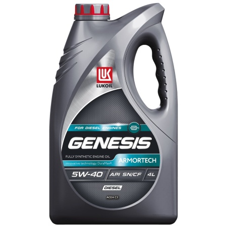 Масло ЛУКОЙЛ GENESIS моторное 5W40 ARMORTECH DIESEL 4 л. (синтетика)