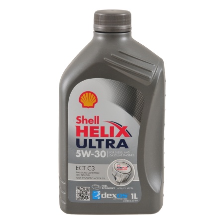 Масло Shell моторное 5W30 Ultra ECT С3 1 л (синтетика)