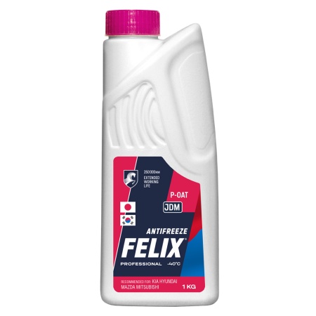 Жидкость охлаждающая "Антифриз" FELIX JDM Pink , в п/э кан. 1 кг